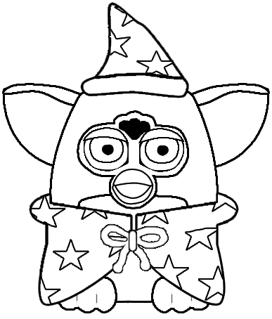 Furby kolorowanki